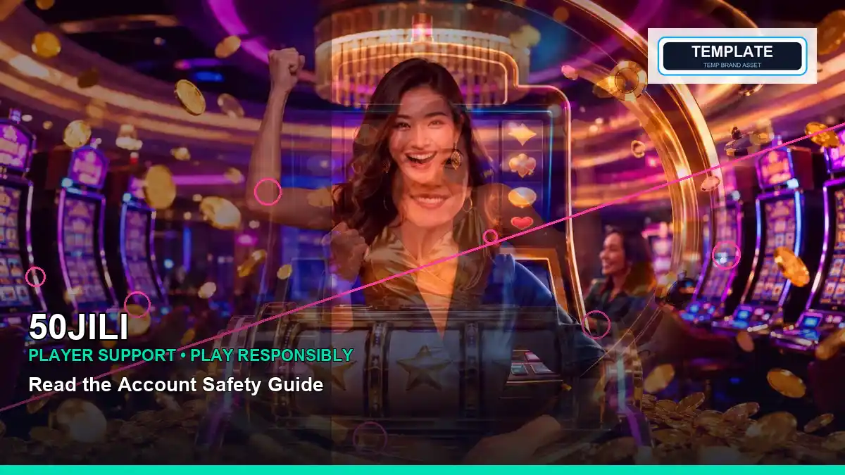 50JILI 50JILI lobby information for Philippine users scene with right close-up neon jackpot slot games for players in the