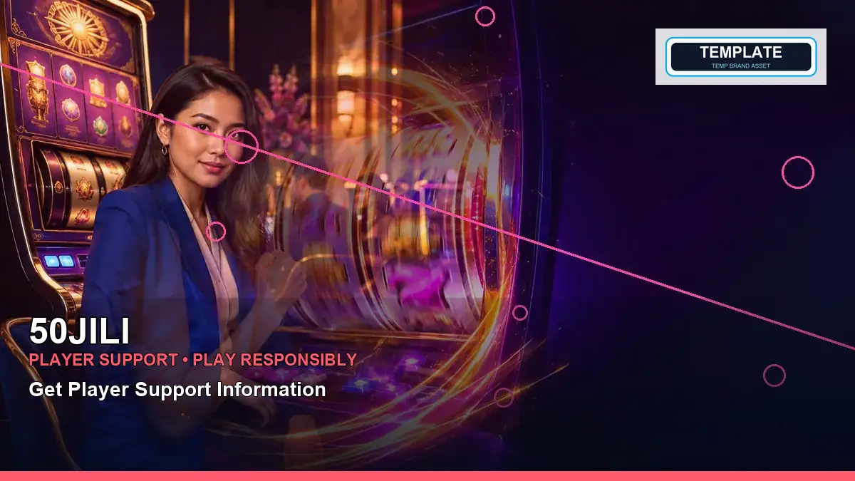 50JILI party online slot games featuring an adult Filipina casino host with a left close-up composition