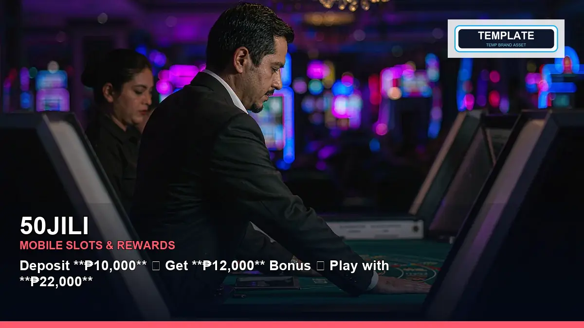 50JILI live casino table games featuring an adult Filipina casino host with a right-framed composition
